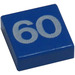 LEGO Tile 1 x 1 with 60 with Groove (3070)