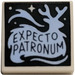 LEGO Tile 1 x 1 with 'EXPECTO PATRONUM' with Groove (3070) LEGO Tile 1 x 1 with 'EXPECTO PATRONUM' with Groove (3070)