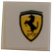 LEGO Tile 1 x 1 with Ferrari logo Sticker with Groove (3070) LEGO Tile 1 x 1 with Ferrari logo Sticker with Groove (3070)
