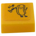LEGO Tile 1 x 1 with 'Hiya Buddy' Hot Dog Sticker with Groove (3070) LEGO Tile 1 x 1 with 'Hiya Buddy' Hot Dog Sticker with Groove (3070)