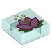 LEGO Tile 1 x 1 with Lotus Flower with Groove (3070 / 90939)