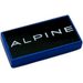 LEGO Tile 1 x 2 with 'ALPINE' with Groove (3069 / 110842)