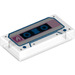 LEGO Tile 1 x 2 with Audio Cassette with Groove (3069 / 50505)