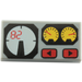 LEGO Tuile 1 x 2 avec Cockpit Dials avec rainure (3069 / 50290)