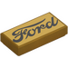 LEGO Tile 1 x 2 with 'Ford' Logo with Groove (3069)