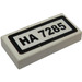 LEGO Tile 1 x 2 with HA 7285 Sticker with Groove (3069)