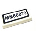 LEGO Tile 1 x 2 with MM60073 Sticker with Groove (3069)