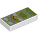LEGO Tile 1 x 2 with rainbow with Groove (3069 / 67083)