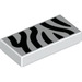 LEGO Tile 1 x 2 with Tiger Stripes with Groove (3069 / 29134)