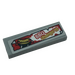 LEGO Tile 1 x 3 with 'BBQ champs'19' Sticker (63864)