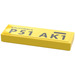 LEGO Tegel 1 x 3 met &#039;CALIFORNIA P51 AK1&#039; Sticker (63864)