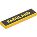 LEGO Tile 1 x 4 with "FABULAND" (2431 / 115243)