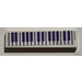 LEGO Tile 1 x 4 with Piano Keyboard Sticker (2431)