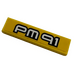 LEGO Tile 1 x 4 with &#039;PM 91&#039; Sticker (2431)