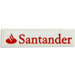 LEGO Tile 1 x 4 with "Santander" Sticker (2431)