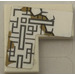 LEGO Tile 2 x 2 Corner with Asian Geometric Design 2 Sticker (14719)