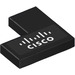 LEGO Tile 2 x 2 Corner with Cisco Logo (Left) Sticker (14719)