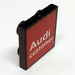LEGO Tile 2 x 2 Inverted with Audi Customer Sticker (11203)