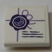 LEGO Tile 2 x 2 Inverted with Seal, String and Address Sticker (11203)