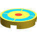 LEGO Tile 2 x 2 Round with Archery Target with &quot;X&quot; Bottom (4150)