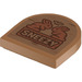 LEGO Tile 2 x 2 Round with Carved Rabbits and ‘SNEEZY’ Sticker (5520)