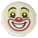 LEGO Tile 2 x 2 Round with Clown Face Sticker with Bottom Stud Holder (14769)