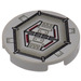 LEGO Tuile 2 x 2 Rond avec Millennium Falcon Airlock Hatch avec fond en &quot;X&quot; (4150 / 45091)