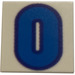 LEGO Tile 2 x 2 with "0" with Groove (3068)