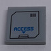 LEGO Tile 2 x 2 with &quot;ACCESS&quot; Sticker with Groove (3068)
