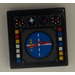 LEGO Tile 2 x 2 with Artificial Horizon Screen Sticker with Groove (3068)