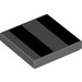 LEGO Tile 2 x 2 with Black Lines with Groove (3068 / 67505)