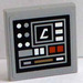LEGO Tile 2 x 2 with Control Panel Sticker with Groove (3068)