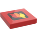 LEGO Tile 2 x 2 with Fire Logo with Groove (3068)