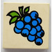 LEGO Tile 2 x 2 with Grapes with Groove (3068)