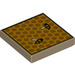 LEGO Tile 2 x 2 with Honeycomb and Bees with Groove (3068 / 72357)