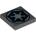 LEGO Tile 2 x 2 with Imperial Insignia with Groove (3068 / 74979)