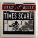 LEGO Tile 2 x 2 with Newspaper &#039;DAILY BUGLE&#039; and &#039;TIMES SCARE!&#039; with Groove (3068)