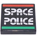 LEGO Tile 2 x 2 with Space Police II with Groove (3068)