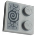 LEGO Tile 2 x 2 with Studs on Edge with Spiral, Cracks Sticker (33909)