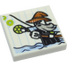 LEGO Tuile 2 x 2 avec Wizard Drawing avec rainure (3068 / 56972)