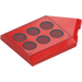 LEGO Tile 2 x 3 Pentagonal with 6 Red Circles (22385 / 106918)