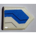 LEGO Tile 2 x 3 Pentagonal with Blue and white Sticker (22385)