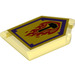 LEGO Fliese 2 x 3 Pentagonal mit Flamme Wreck Schild (22385 / 24621)