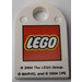 LEGO Tile 2 x 3 with Hole with Lego Logoand &#039;© 2004 The LEGO Group. © 2004 MARVEL and CPII&#039; (48995)