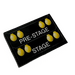 LEGO Tile 2 x 3 with &#039;PRE-STAGE&#039;, &#039;STAGE&#039; and Yellow Lights Sticker (26603)