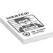 LEGO Tile 2 x 3 with &quot;WANTED! 604-18&quot; (26603 / 105733)