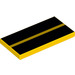 LEGO Tile 2 x 4 with Black stripes (31915 / 87079)