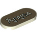 LEGO Tile 2 x 4 with Rounded Ends with Africa (66857 / 80056)