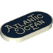 LEGO Tile 2 x 4 with Rounded Ends with Atlantic Ocean (66857 / 80057)