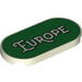 LEGO Tile 2 x 4 with Rounded Ends with Europe (66857 / 78972)